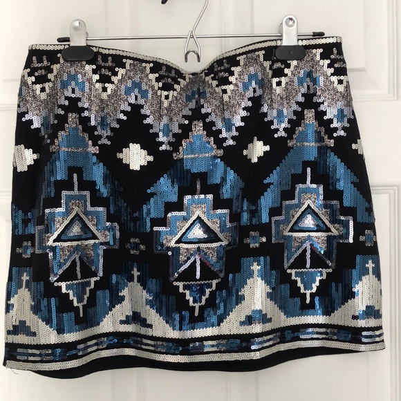 Express Dresses & Skirts - Express Sequin Mini Skirt